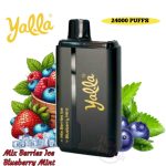 Yalla 24000 Puffs Disposable Vape Mix Berries Ice Blueberry Mint