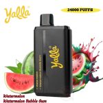 Yalla 24000 Puffs Disposable Vape Watermelon Watermelon Bubble Gum