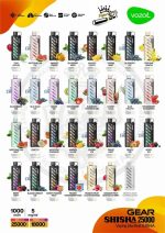 Vozol Gear Shisha 25000 Puffs