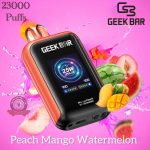 Geek Bar Watt 23000 Puffs Disposable Vape Peach Mango Watermelon