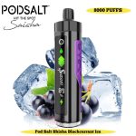 Pod Salt Shisha 8000 Puffs Disposable Vape Blackcurrant Ice