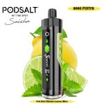 Pod Salt Shisha 8000 Puffs Disposable Vape Lemon Mint