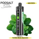 Pod Salt Shisha 8000 Puffs Disposable Vape Spearmint