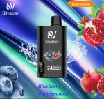 Silvaper 24000 Puffs Disposable Vape Blueberry Pomegranate