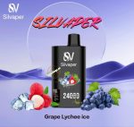 Silvaper 24000 Puffs Disposable Vape Grape Lychee Ice