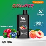 Silvaper 24000 Puffs Disposable Vape Peach Berries
