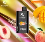 Silvaper 24000 Puffs Disposable Vape Peach Mango