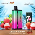 Crystal Fire Pro Ultra 18000 Puffs 7up Mojito Mogu Mogu&nbsp; Lychee