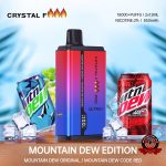 Crystal Fire Pro Ultra 18000 Puffs Mountain Dew Original Mountain Dew&nbsp; Code Red