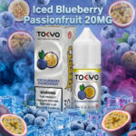 Tokyo Salt Nic 20Mg Classic Series Iced Blueberry Passionfruit