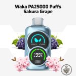 Waka PA25000 Puffs Disposable Vape Sakura Grape