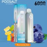 Pod Salt Pearl Bar 6000 Puffs Disposable Blue Gummy Bear