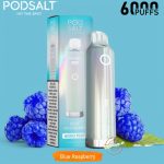 Pod Salt Pearl Bar 6000 Puffs Disposable Blue Raspberry