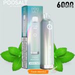 Pod Salt Pearl Bar 6000 Puffs Disposable Fresh Menthol