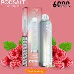 Pod Salt Pearl Bar 6000 Puffs Disposable Fresh Raspberry
