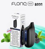 Flonq Max S 8000 Puffs Disposable Vape Blackberry Mint
