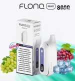 Flonq Max S 8000 Puffs Disposable Vape Grape Ice