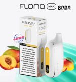 Flonq Max S 8000 Puffs Disposable Vape Mango Peach