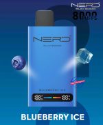 Nerd Slim 8000 Puffs Disposable Vape Blueberry Ice