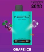 Nerd Slim 8000 Puffs Disposable Vape Grape Ice