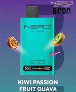 Nerd Slim 8000 Puffs Disposable Vape Kiwi Passion Fruit Guava
