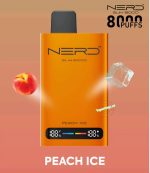 Nerd Slim 8000 Puffs Disposable Vape Peach Ice