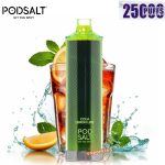 Pod Salt Onyx Cloud 25000 Puffs Disposable Cola Lemon Lime