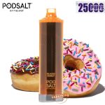 Pod Salt Onyx Cloud 25000 Puffs Disposable Glazed Donuts