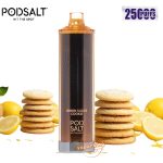 Pod Salt Onyx Cloud 25000 Puffs Disposable Lemon Sugar Cookie