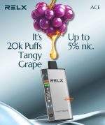 RELX Ace 20000 Puffs Disposable Vape Tangy Grape