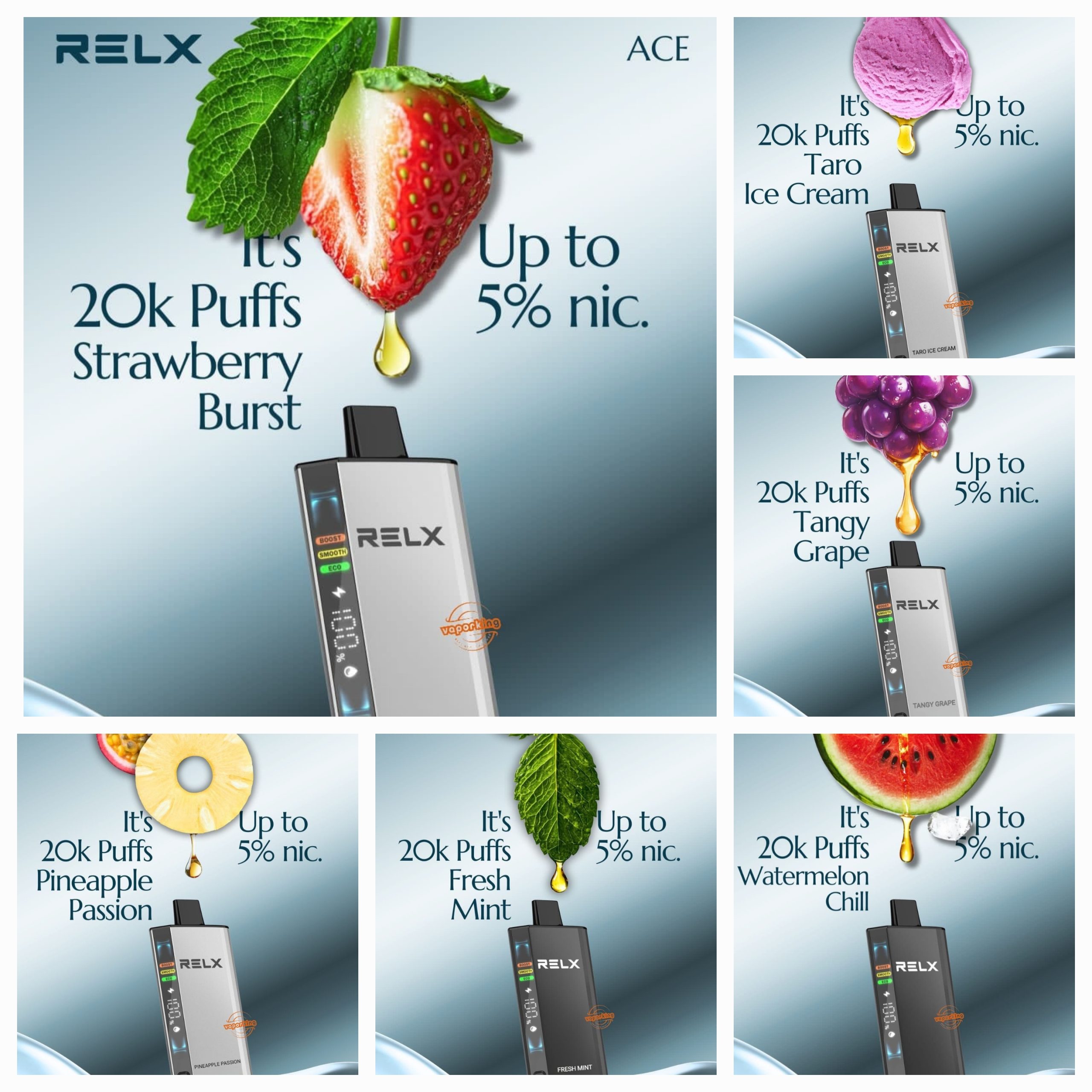 RELX Ace 20000 Puffs Disposable Vape RELX Ace 20000 Puffs Disposable Vape