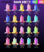 VOZOL RAVE 40K Disposable Vape 5 MG