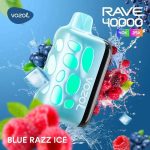 VOZOL RAVE 40K Disposable Vape Blue Razz Ice