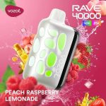 VOZOL RAVE 40K Disposable Vape Peach Raspberry Lemonade