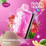 VOZOL RAVE 40K Disposable Vape Strawmelon Peach