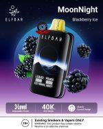 ELF BAR Moon Night 40000 Puffs Disposable Blackberry Ice