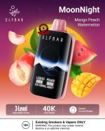 ELF BAR Moon Night 40000 Puffs Disposable Mango Peach Watermelon