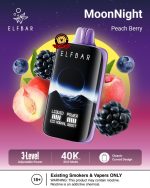ELF BAR Moon Night 40000 Puffs Disposable Peach Berry