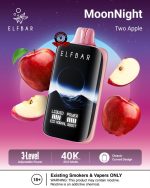 ELF BAR Moon Night 40000 Puffs Disposable Two Apple