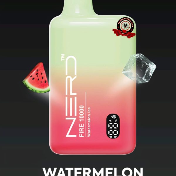 NERD Fire 10000 Puffs Disposable Vape Watermelon Ice