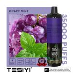 Tesyi Ultra Shisha 35000 Puffs Disposable Vape Grape Mint