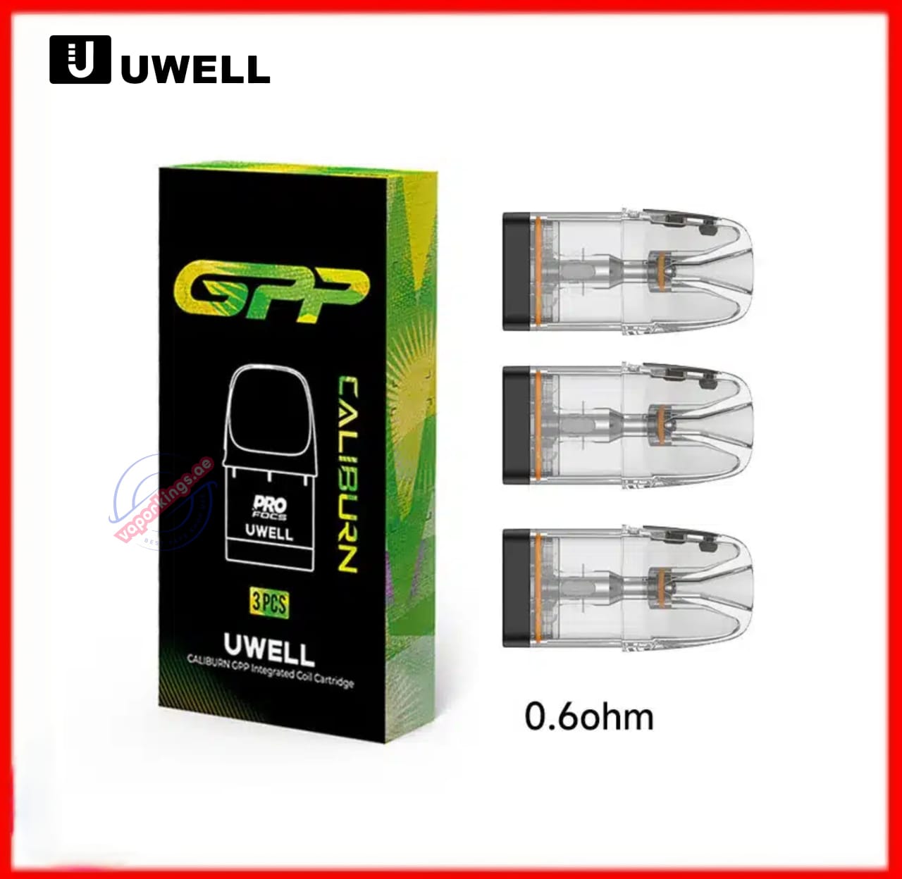 Uwell Caliburn GPP Pod Cartridge 3pcs pack In DUBAI