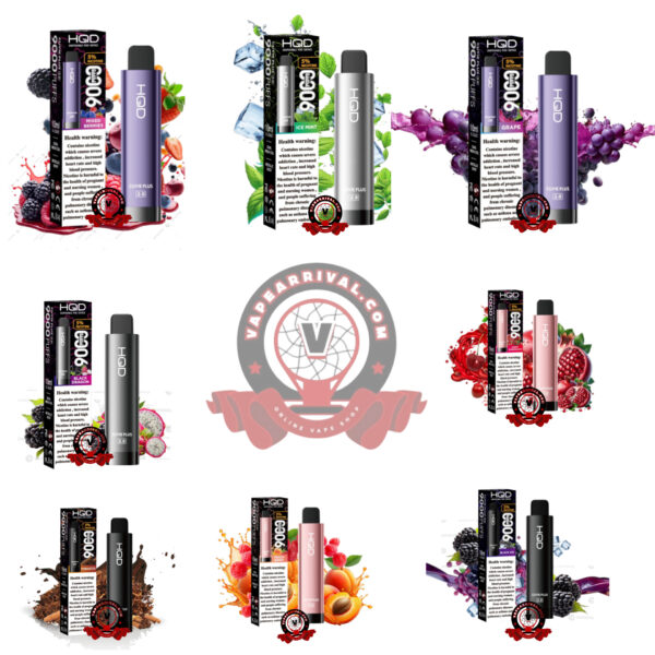 HQD Cuvie Plus 2.0 9000 Puffs Disposable