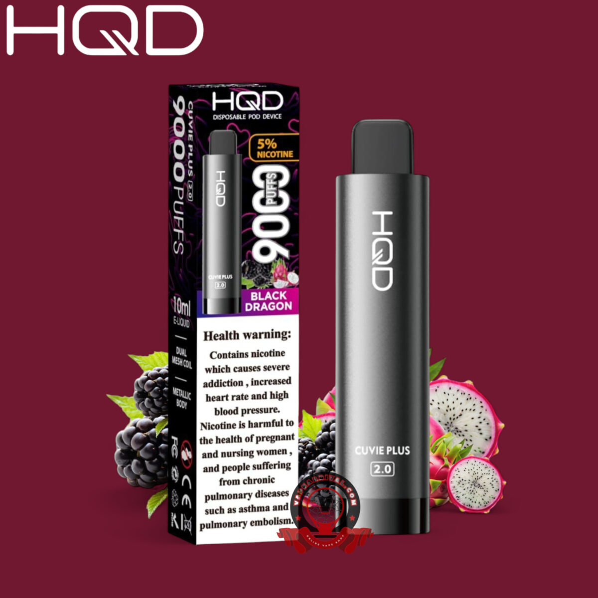 Hqd 9000 Cuvie Plus 2.0 Hqd Cuvie Plus 2.0 Disposable Vape 9000 Puffs  Triple Berry Ice HQD Cuvie Plus 2.0 Disposable Vape 9000 Puffs - Delivered  In As Fast As 15 Minutes