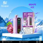 SILVAPER 40000 Puffs Disposable Vape Grape Ice