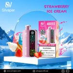 SILVAPER 40000 Puffs Disposable Vape Strawberry Ice Cream