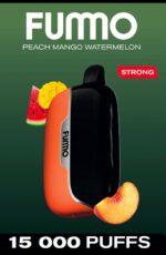 Fummo Power 15000 Puffs Disposable Vape Peach Mango Watermelon