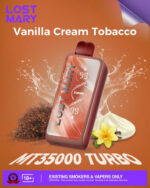 Lost Mary MT 35000 Puff Turbo Disposable Vanilla Cream Tobacco