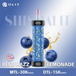 OLIT Shishalit 30000 Puffs Disposable Vape Blue razz lemonade