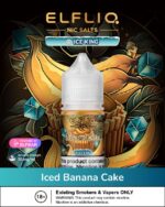 ELFLIQ Nic Salts 30mg Ice King Iced Banana Cake